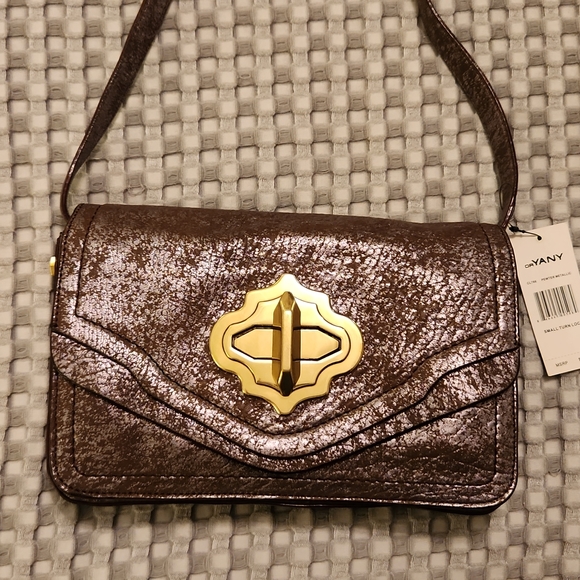 Oryany Leather Handbag NWT Small Turnlock dustbag included $268 - Picture 2 of 8